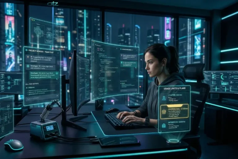ChatGPT Pro à 100 $ d’OpenAI : développeur devant une interface de code assistée par IA